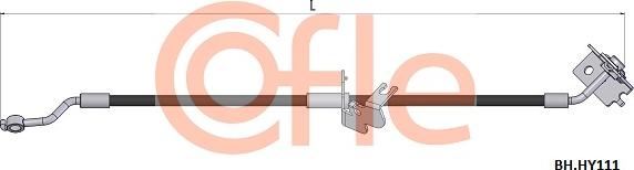 Cofle 92.BH.HY111 - Тормозной шланг avtokuzovplus.com.ua