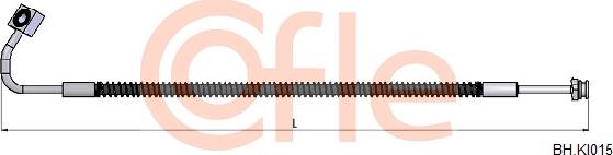Cofle 92.BH.KI015 - Гальмівний шланг autocars.com.ua