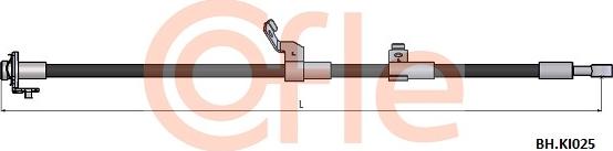 Cofle 92.BH.KI025 - Гальмівний шланг autocars.com.ua