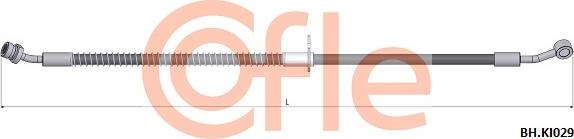 Cofle 92.BH.KI029 - Гальмівний шланг autocars.com.ua