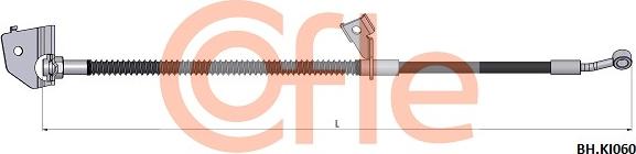 Cofle 92.BH.KI060 - Гальмівний шланг autocars.com.ua