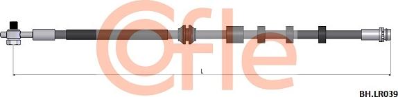 Cofle 92.BH.LR039 - Гальмівний шланг autocars.com.ua