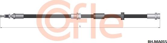 Cofle 92.BH.MA015 - Тормозной шланг avtokuzovplus.com.ua