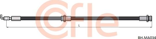 Cofle 92.BH.MA034 - Гальмівний шланг autocars.com.ua