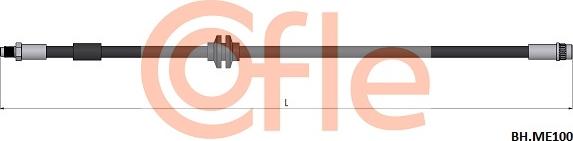 Cofle 92.BH.ME100 - Гальмівний шланг autocars.com.ua