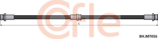 Cofle 92.BH.MT016 - Тормозной шланг avtokuzovplus.com.ua