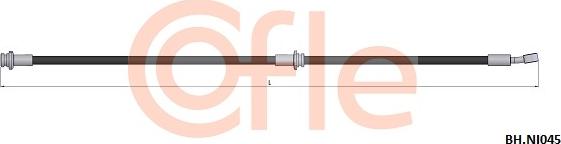 Cofle 92.BH.NI045 - Тормозной шланг avtokuzovplus.com.ua