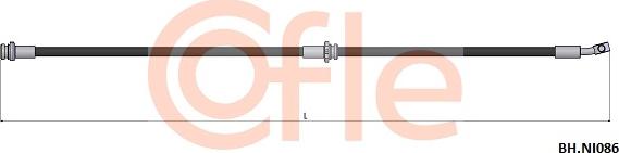 Cofle 92.BH.NI086 - Тормозной шланг avtokuzovplus.com.ua