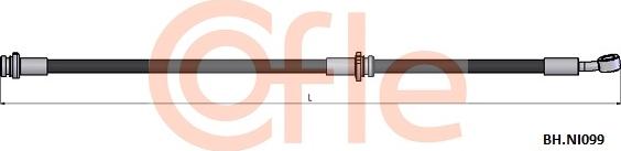 Cofle 92.BH.NI099 - Гальмівний шланг autocars.com.ua