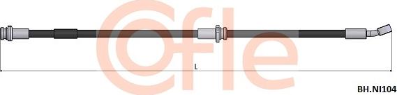 Cofle 92.BH.NI104 - Гальмівний шланг autocars.com.ua