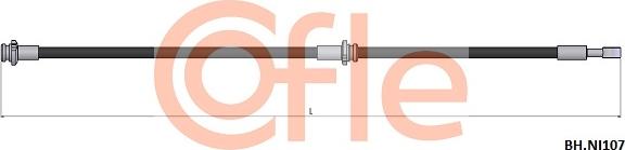 Cofle 92.BH.NI107 - Гальмівний шланг autocars.com.ua