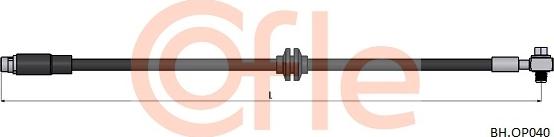 Cofle 92.BH.OP040 - Тормозной шланг avtokuzovplus.com.ua