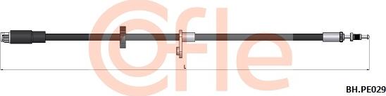 Cofle 92.BH.PE029 - Тормозной шланг avtokuzovplus.com.ua