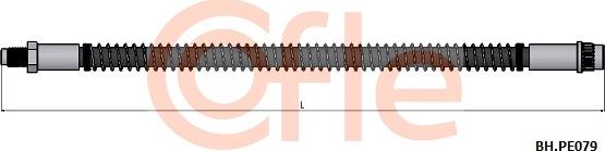 Cofle 92.BH.PE079 - Тормозной шланг avtokuzovplus.com.ua