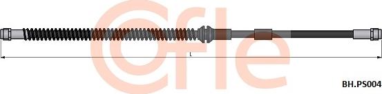 Cofle 92.BH.PS004 - Тормозной шланг autodnr.net