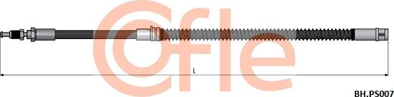 Cofle 92.BH.PS007 - Гальмівний шланг autocars.com.ua