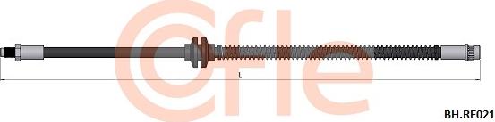 Cofle 92.BH.RE021 - Тормозной шланг avtokuzovplus.com.ua