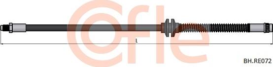 Cofle 92.BH.RE072 - Гальмівний шланг autocars.com.ua