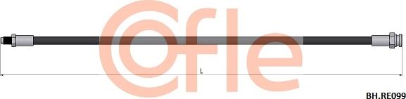Cofle 92.BH.RE099 - Гальмівний шланг autocars.com.ua
