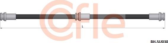 Cofle 92.BH.SU030 - Гальмівний шланг autocars.com.ua