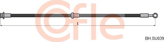Cofle 92.BH.SU039 - Тормозной шланг avtokuzovplus.com.ua