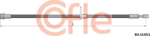 Cofle 92.BH.SU051 - Гальмівний шланг autocars.com.ua