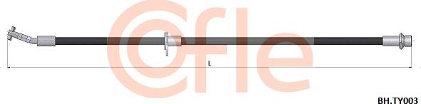 Cofle 92.BH.TY003 - Гальмівний шланг autocars.com.ua