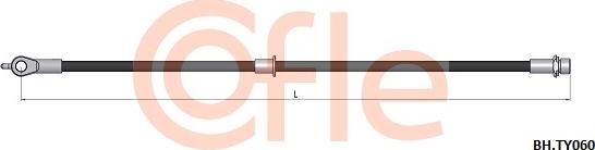 Cofle 92.BH.TY060 - Тормозной шланг avtokuzovplus.com.ua