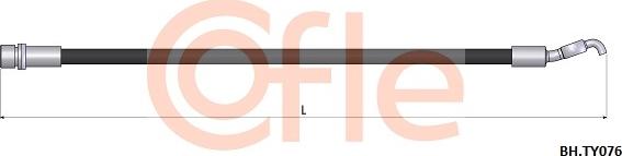 Cofle 92.BH.TY076 - Гальмівний шланг autocars.com.ua