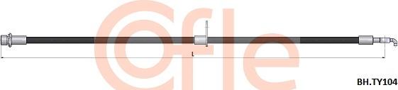 Cofle 92.BH.TY104 - Тормозной шланг avtokuzovplus.com.ua