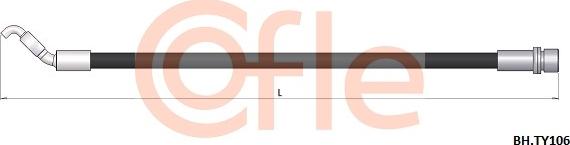 Cofle 92.BH.TY106 - Гальмівний шланг autocars.com.ua