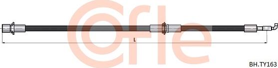 Cofle 92.BH.TY163 - Гальмівний шланг autocars.com.ua
