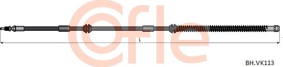 Cofle 92.BH.VK113 - Тормозной шланг autodnr.net