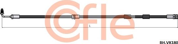 Cofle 92.BH.VK180 - Гальмівний шланг autocars.com.ua
