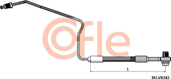 Cofle 92.BH.VK182 - Гальмівний шланг autocars.com.ua