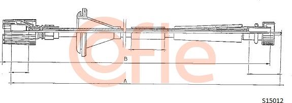 Cofle 92.S15012 - Тросик спідометра autocars.com.ua