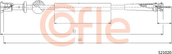 Cofle 92.S21020 - Тросик спидометра avtokuzovplus.com.ua