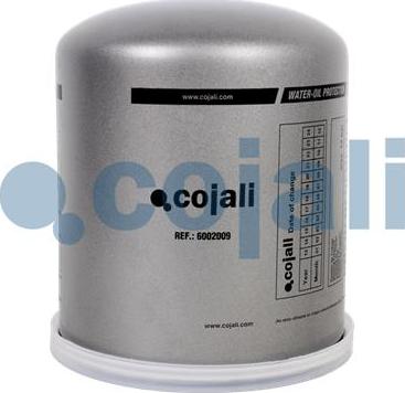 Cojali 6002009 - Патрон осушителя воздуха, пневматическая система autodnr.net