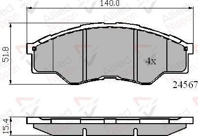 Comline ADB01773 - Гальмівні колодки, дискові гальма autocars.com.ua