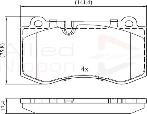 Comline ADB06020 - Гальмівні колодки, дискові гальма autocars.com.ua