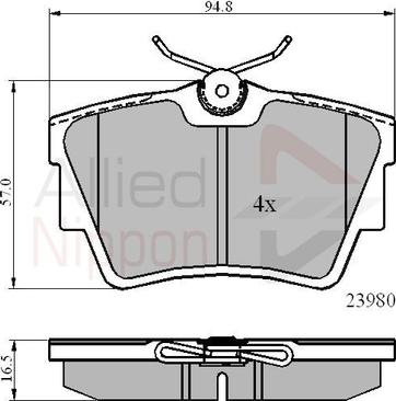 BSG BSG 75-202-005 - Гальмівні колодки, дискові гальма autocars.com.ua