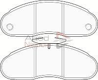 Comline ADB0991 - Тормозные колодки, дисковые, комплект avtokuzovplus.com.ua