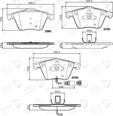 Comline ADB11752 - Гальмівні колодки, дискові гальма autocars.com.ua