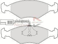 Comline ADB1228 - Тормозные колодки, дисковые, комплект avtokuzovplus.com.ua