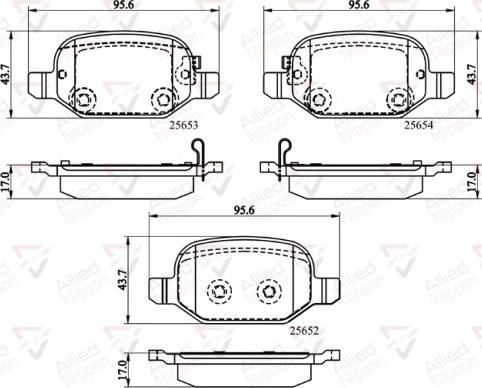 Comline ADB32139 - Гальмівні колодки, дискові гальма autocars.com.ua