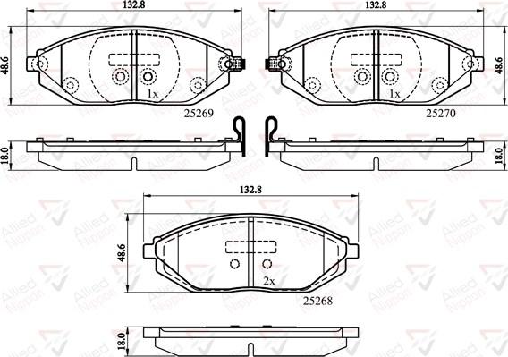 Comline ADB32150 - Гальмівні колодки, дискові гальма autocars.com.ua