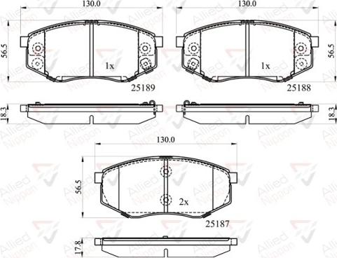 Comline ADB32194 - Гальмівні колодки, дискові гальма autocars.com.ua