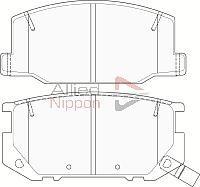 Comline ADB3744 - Тормозные колодки, дисковые, комплект avtokuzovplus.com.ua