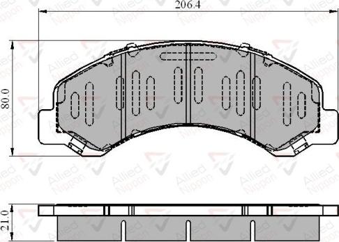 Comline ADB3919 - Тормозные колодки, дисковые, комплект avtokuzovplus.com.ua