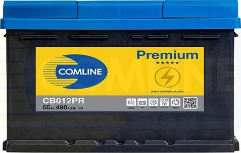 Comline CB012PR - Стартерная аккумуляторная батарея, АКБ avtokuzovplus.com.ua